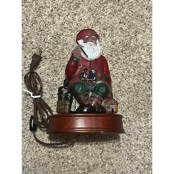 Old World Christmas Yuletide Santa Illuminated 1996 Lighted - Picture 8 of 16